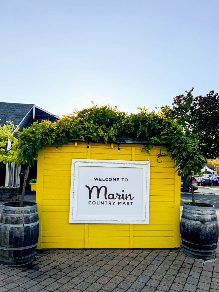 picture of marin country mart sign