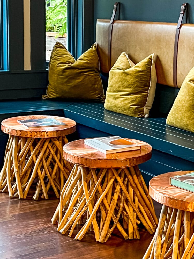 picture of wooden stools