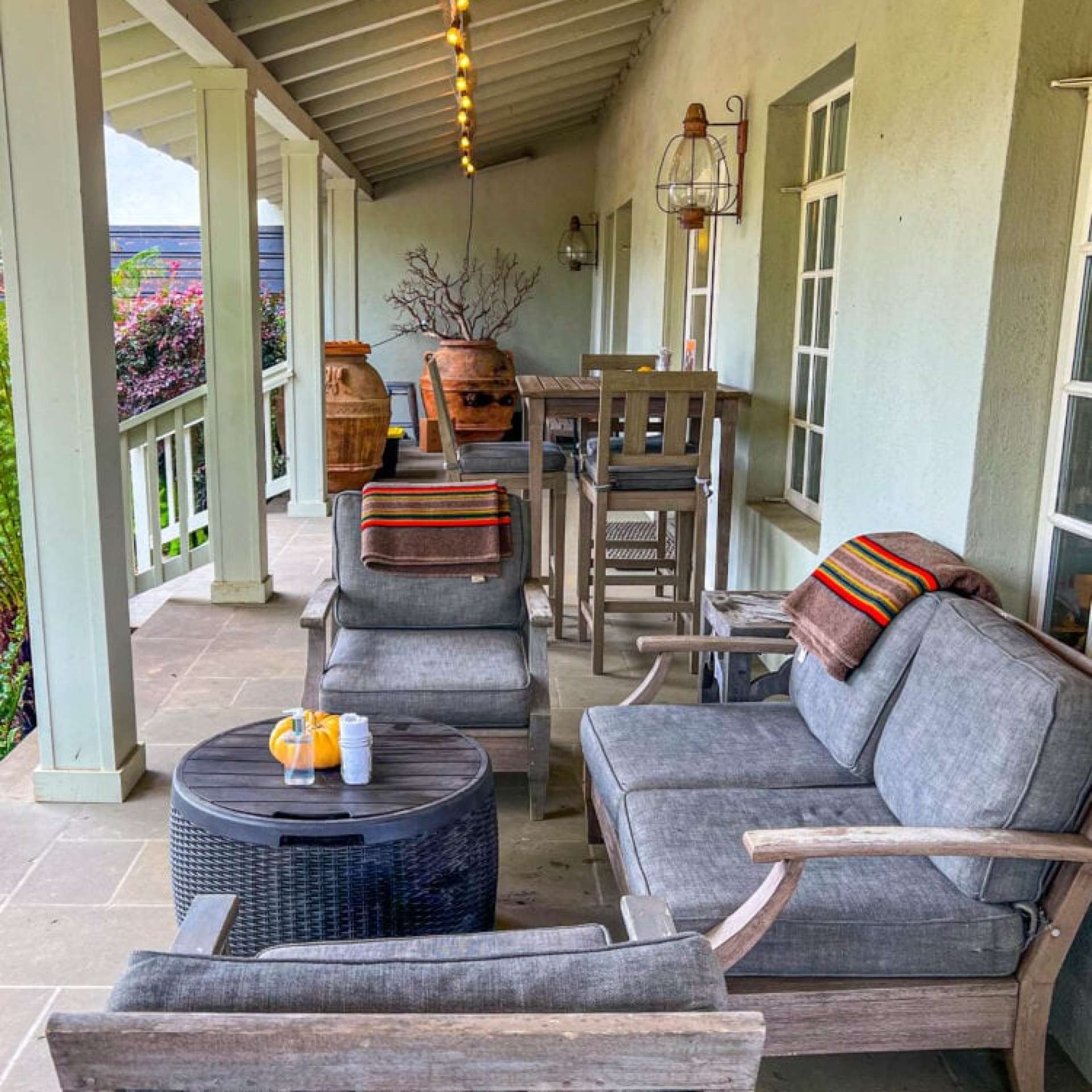 picture of patio at mcevoy ranch petaluma california