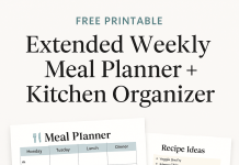 Meal Planner And Kitchen Organizer Free Download. Meal Planner And Kitchen Organizer Free Download.